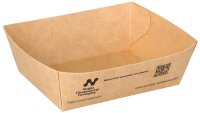 conpax Pappschalen NOTPLA braun 10,5 x 8,5 cm, 160 St.