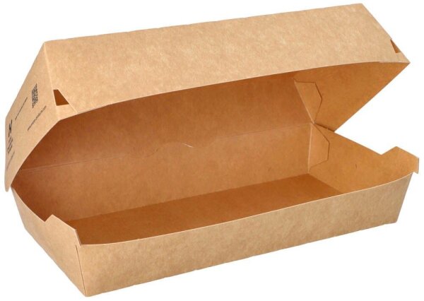 conpax Baguette-Boxen NOTPLA braun 23,5 x 12,0 cm, 65 St.