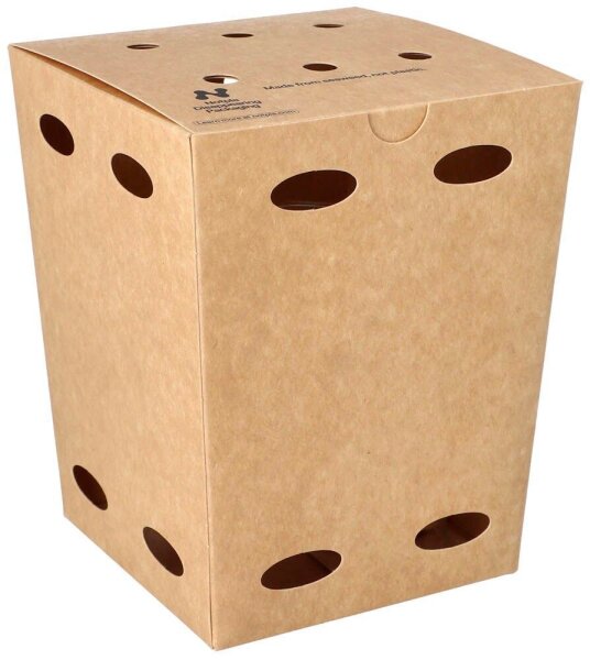 conpax Pommes-Boxen NOTPLA braun 12,5 x 12,5 cm, 100 St.