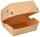 conpax Burger-Boxen NOTPLA braun 12,5 x 12,5 cm, 110 St.