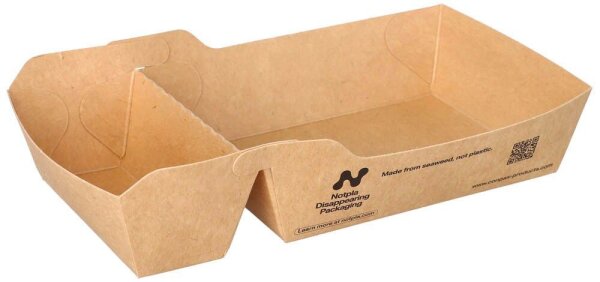 conpax Pappschalen NOTPLA braun 19,0 x 10,0 cm, 80 St.