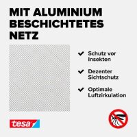 tesa Fliegengitter Insect Stop SUN PROTECT anthrazit 1,2...