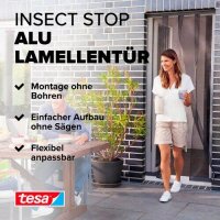 tesa Fliegengitter Insect Stop Alu anthrazit 0,6-0,95 x 2,2 m