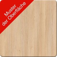 Kerkmann Move 1 base elektrisch höhenverstellbarer Schreibtisch eiche hell rechteckig, T-Fuß-Gestell silber 120,0 x 80,0 cm