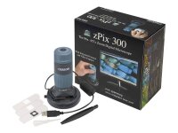 CARSON® digitales Mikroskop USB zPix 300 blau 86x - 457x