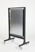 update displays Kundenstopper Square schwarz DIN A1 2 Fächer 73,0 x 40,0 x 119,5 cm, 1 St.