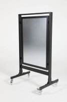 update displays Kundenstopper Square schwarz DIN A1 2 Fächer 73,0 x 40,0 x 119,5 cm, 1 St.