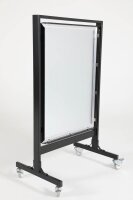 update displays Kundenstopper Square schwarz DIN A1 2 Fächer 73,0 x 40,0 x 119,5 cm, 1 St.