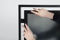 update displays Kundenstopper Square schwarz DIN A1 2 Fächer 73,0 x 40,0 x 119,5 cm, 1 St.