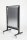 update displays Kundenstopper Square schwarz DIN A1 2 Fächer 73,0 x 40,0 x 119,5 cm, 1 St.