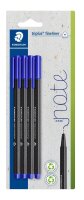 STAEDTLER triplus® Fineliner blau 0,3 mm, 4 St.