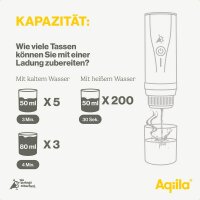 Aqiila® portable Kapselmaschine schwarz