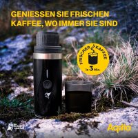 Aqiila® portable Kapselmaschine schwarz