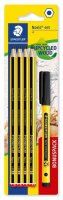 STAEDTLER Noris® Bleistifte HB schwarz/gelb, 1 Set