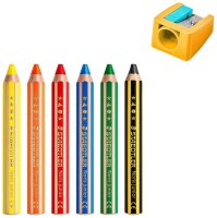 STAEDTLER Noris® junior 140 Buntstifte farbsortiert, 6 St.