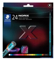 STAEDTLER NORIX® 186 Buntstifte farbsortiert, 24 St.