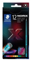 STAEDTLER NORIX® 186 Buntstifte farbsortiert, 12 St.