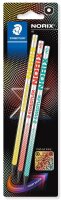STAEDTLER Norix® Bleistifte HB farbsortiert, 3 St.
