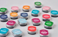 COLOP Stempelkissen Little Nio Pastell fresh mint, calm blue, soft pink, cozy red 4x 1,7 x 1,7 cm, 4 St.