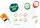 COLOP Little NIO Emoji Motivstempel-Set Belohnung Smiley 1,7 x 1,7 cm, 6 St.