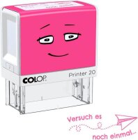 COLOP NIO School Motivstempel Versuch es 3,8 x 1,4 cm, 1 St.