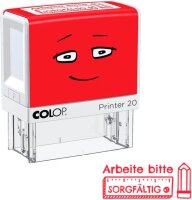 COLOP NIO School Motivstempel Arbeite sorgfältig 3,8...