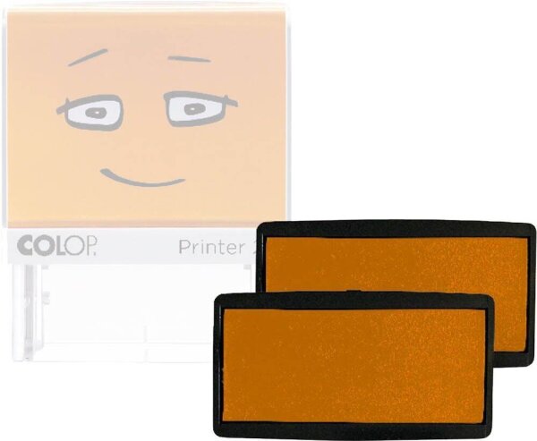 COLOP Stempelkissen Nio School orange 3,8 x 1,7 cm, 2 St.