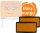COLOP Stempelkissen Nio School orange 3,8 x 1,7 cm, 2 St.