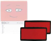 COLOP Stempelkissen Nio School brave red 3,8 x 1,7 cm, 2 St.