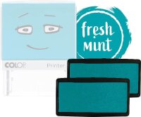 COLOP Stempelkissen Nio School fresh mint 3,8 x 1,7 cm, 2...