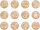 COLOP Woodies Motivstempel-Set Farm animals 3,0 x 3,0 cm, 12 St.
