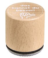 COLOP Woodies Motivstempel-Set Motivation 3,0 x 3,0 cm, 12 St.