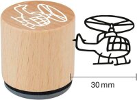 COLOP Woodies Motivstempel-Set Mix 3,0 x 3,0 cm, 12 St.