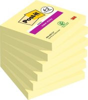4 + 2 GRATIS: Post-it® Super Sticky Notes Haftnotizen...