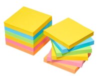 8 + 4 GRATIS: Post-it® Super Sticky Carnival Haftnotizen extrastark farbsortiert, 8 Blöcke + GRATIS 4 Blöcke