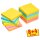8 + 4 GRATIS: Post-it® Super Sticky Carnival Haftnotizen extrastark farbsortiert, 8 Blöcke + GRATIS 4 Blöcke