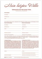 RNK-Verlag Testament Formulare 2812, 1 St.