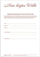 RNK-Verlag Testament Formulare 2812, 1 St.