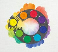 FABER-CASTELL Connector rot 12 Wasserfarbkasten 12 Farben