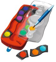 FABER-CASTELL Connector rot 24 Wasserfarbkasten 24 Farben