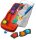 FABER-CASTELL Connector rot 24 Wasserfarbkasten 24 Farben