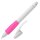 Schneider Base Ball Tintenroller hellgrau-pink 0,6 mm, Schreibfarbe: blau, 1 St.