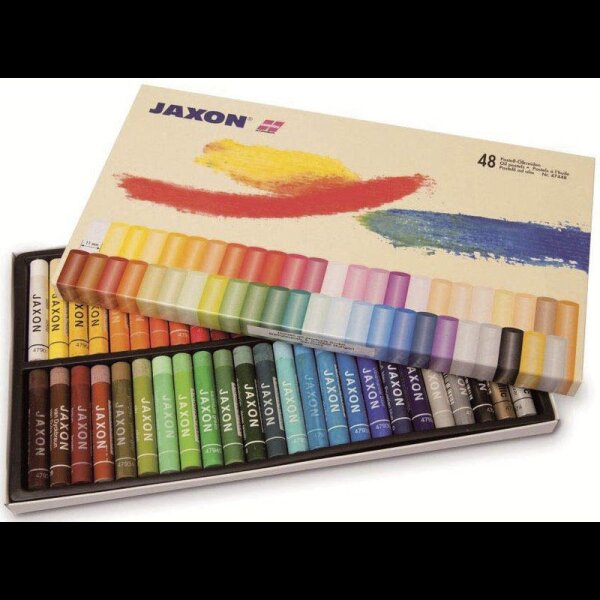 JAXON 47448 Ölkreide farbsortiert 48 St.