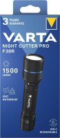 VARTA Night Cutter Pro F30R LED Taschenlampe schwarz 16,9 cm, 1500 Lumen, 1 St.