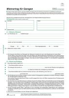 RNK-Verlag 553/10 Mietverträge für Garagen, 10 St.
