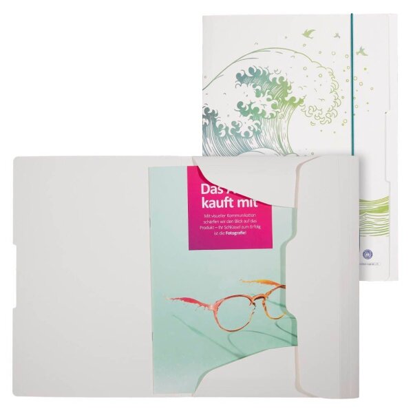 herlitz Sammelmappe Greenline DIN A4 Welle, 1 St.