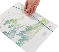 herlitz Sammelmappe Greenline DIN A4 Welle, 1 St.