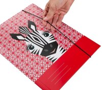 herlitz Sammelmappe Cute Animals DIN A4 Zebra, 1 St.