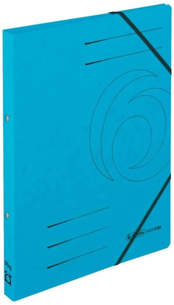 herlitz Ringmappe easy orga blau, 1 St.