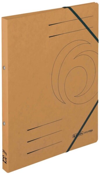 herlitz Ringmappe easy orga braun, 1 St.